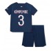 Tanie Strój piłkarski Paris Saint-Germain Presnel Kimpembe #3 Koszulka Podstawowej dla dziecięce 2023-24 Krótkie Rękawy (+ szorty)